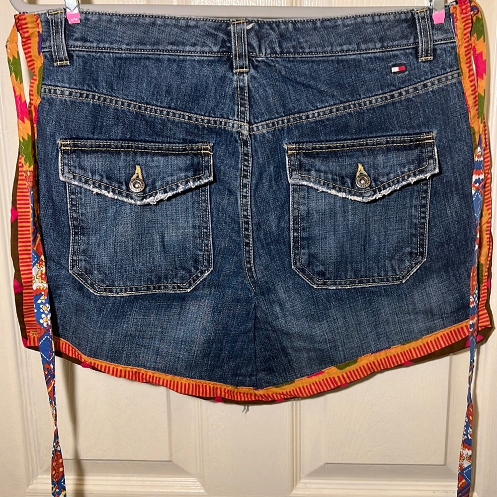 Tommy Hilfiger repurposed jeans to an Apron